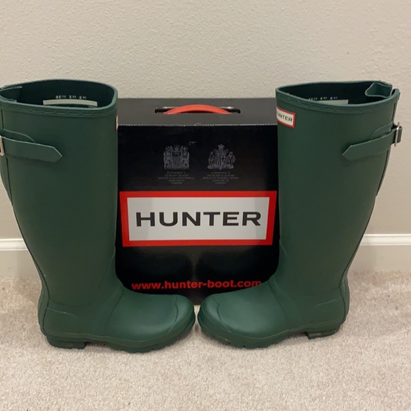 Hunter tall adjustable back rain boots - Picture 5 of 10